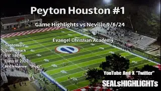 QB Peyton Houston vs Neville Tigers 2024 Shreveport Louisiana
