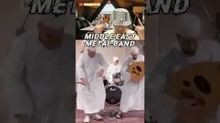 Arab Hardcore Metal Band 🤘🎸 #reaction #shorts #funny