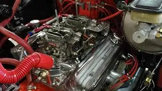 Dual Quad Edelbrock Carburetors