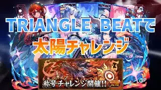 【パズドラ】TRIANGLE BEATで太陽チャレンジ！