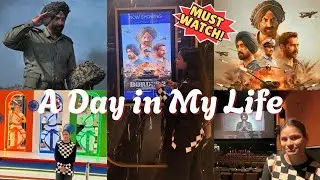 Vlog | A Day In My Life | Border 2 First Day Show | Movie Date😍#border2 