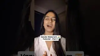Vande Mataram Tutorial Part-1 (Hook line) | Anandmath | Lata Mangeshkar | #vandemataram