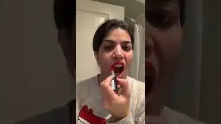 waterproof lipstick in 1 min #makeup #makeuplipstick #youtubeshorts