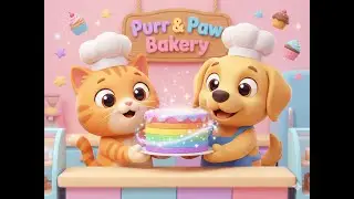 Magic Bakery! 🧁🐶🐱 | Fun Kids Cartoon Animation