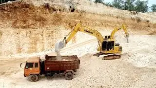 Excavator Loading Dump Truck# Proyek JJLS