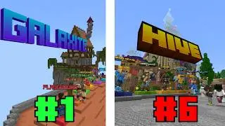 Ranking All Minecraft Bedrocks Featured Servers!!!!