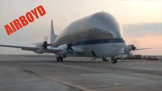 NASA Super Guppy Take Off