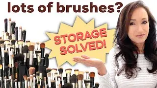 Best Makeup Brush Organizer Bag for Over 50 | How to Organize & Store Cosmetic Brushes | Travel Case