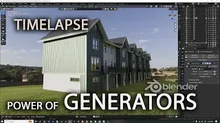 Power of Procedural Generators in Blender