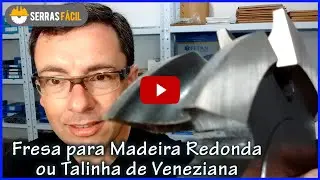 FRESA PARA TALINHA DE VENEZIANA OU MADEIRA ROLI&Ccedil;A REF-42