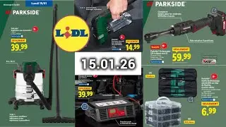 LIDL ARRIVAGE de la SEMAINE 15 JANVIER 2026 Bricolage Outillage #Parkside #lidl 