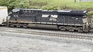 Two Slooow Trains at Gallitizin Tunnels Park September 30, 2024