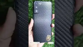 Premium Black Carbon Fiber Customized Mobile Lamination