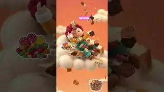 Wow Candies are falling, Yes!!   #youtubeshorts #kids #cookies