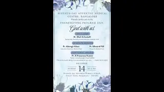 LIVE THANKSGIVING PROGRAM GOD WITH US ON 14/12/2025 TIME 6 PM