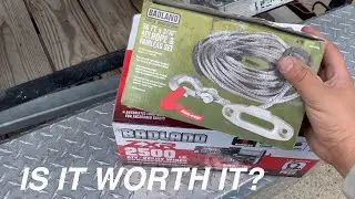 Installing a badlands winch and synthetic rope!