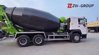 #sinotruk #howo 371hp 8*4 cement mixer truck for #ghana #nigeria #zimbabwe