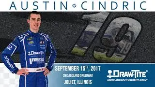 Austin Cindric Races Chicagoland Speedway in the #19 Draw&bull;Tite&reg; Ford