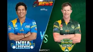 Road Safety World Series T20 2022 -  1st Match | INDL  vs  RSAL LIVE IND-Legends vs SA-Legends