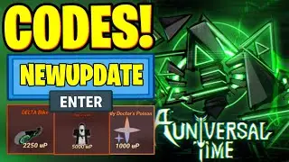 *NEW* ALL WORKING DELTA UPDATE 5.0 CODES FOR A UNIVERSAL TIME 2025! ROBLOX A UNIVERSAL TIME CODES