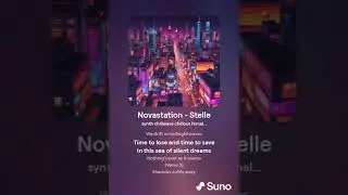 Novastation - Stelle  #synth #chillwave #chillout #female #vox #vocals