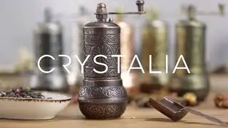 Black Pepper and Spice Grinder, Manual Pepper Mill with Handle