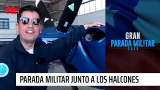 Vivimos la Parada Militar desde el aire junto a Los Halcones | 24 Horas TVN Chile
