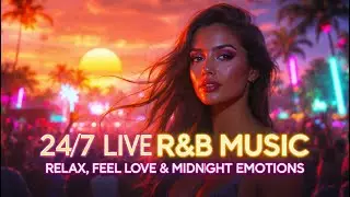 24/7 LIVE R&B Music &mdash; Relax, Feel Love & Midnight Emotions