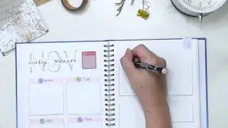 Bullet Journal Spread ft. NEW Productivity Stickers from Pixajoy