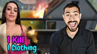 1 Kill = Remove 1 Clothing No Blur | Free Fire Challenge