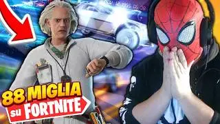 88 Miles Per Hour Towards VICTORY ROYALE with Doc Brown!!! FORTNITE ITA