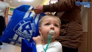 Kibice Ruchu w chorzowskim szpitalu (05.12.2019 r.)