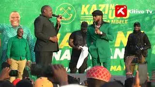 LOOK AT DIAMOND'S 100 MILLION DONATIONS FOR THE NIGHT MARKET IN KIPAMPA AT BABA LEVO'S MEETING