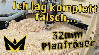 32mm Planfräser auf meiner CNC | Jetzt aber richtig