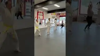 Warming up. Jumping jack is good for you. #karate #kyokushin #kickboxing #fitness