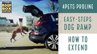 Br&uuml;ggli 4pets Easy-Steps telescoping dog access ramp - How to extend