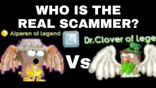 ALPEREN VS CLOVER |DRAMA GROWTOPIA| BOOTYCHEST rip| Alperen quit?