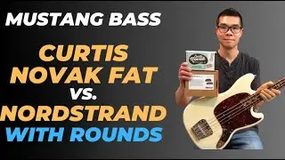 Звукосниматели Mustang Bass (Эпизод 5) Curtis Novak Fat против Nordstrand — Fender CIJ Mustang с ...