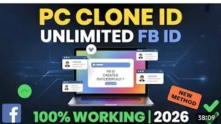 মোবাইল দিয়ে PC Clone Facebook ID বের করার নতুন Update Method ২০২৫!