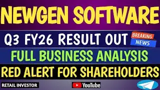 NEWGEN SOFTWARE Q3 FY26 RESULT OUT | RED ALERT FOR SHAREHOLDERS | FULL BUSINESS ANALYSIS | #newgen