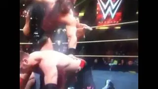Crazy wrestling move