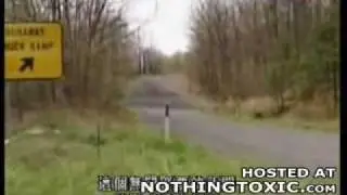 Huge Truck Crash Footage - Runaway Truck Launched Into Air