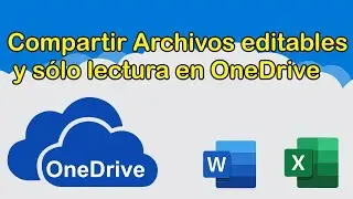 Como compartir archivos editables y solo lectura con OneDrive