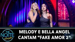 Melody e Bella Angel cantam 