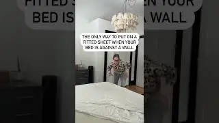How to Put On a Fitted Sheet #funny #comedy #fashion #bedhack #bedroomhacks