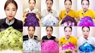 ASMR ICE EATING | CRUSHED ICE | SHAVED ICE | JEWELRY ICE | MIXED ICE | QIAN ICE EATING