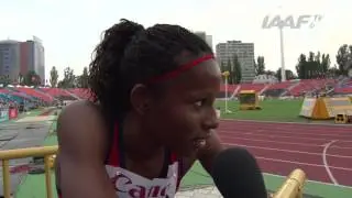 WYC Donetsk 2013 - Angela TENORIO ECU - 100m SEMI-FINAL