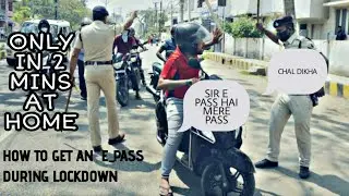 How to get lockdown E pass easily at home in 4 mins. 😄|COVID-19🤒|