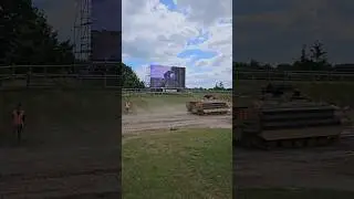Modern military vehicles entering the arena - TANKFEST 2024 - The Tank Museum