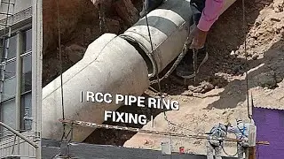 | RCC pipe | ring fixing & Pipe jointing | @technicalbabajithakur |